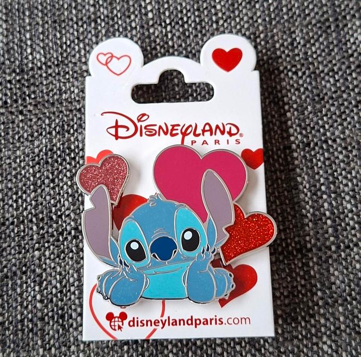 Stitch Valentijn pin - Disneyland Parijs (nieuw), Verzamelen, Speldjes, Pins en Buttons, Nieuw, Speldje of Pin, Ophalen of Verzenden