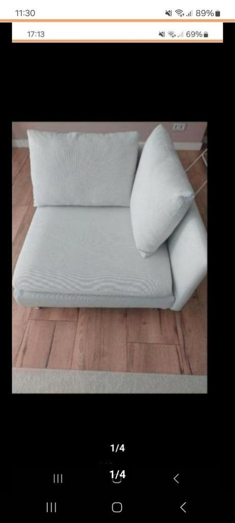 Soderhamn hoekelement izgs, Huis en Inrichting, Banken | Sofa's en Chaises Longues, Zo goed als nieuw, Eenpersoons, Minder dan 150 cm