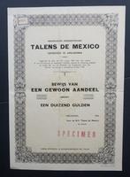 Talens de Mexico - Apeldoorn 1932, Verzenden, 1920 tot 1950, Aandeel