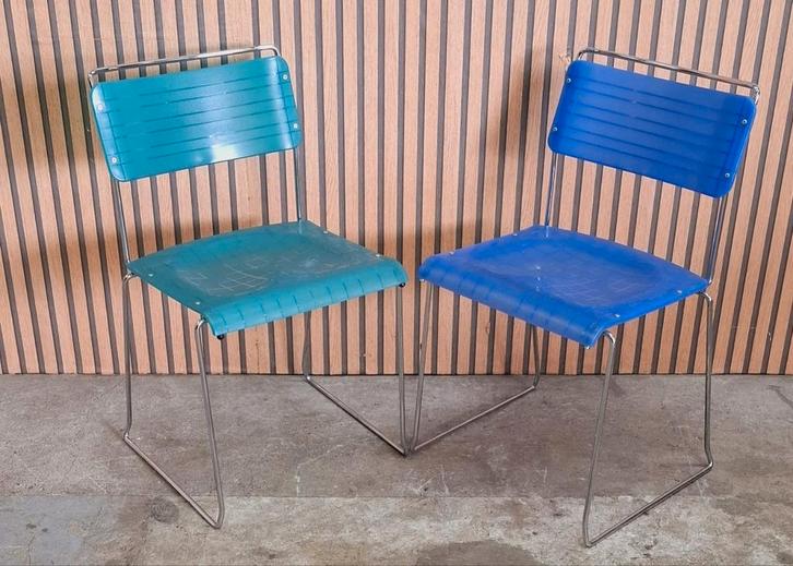 58 x design buisframe stoelen Italy horeca terras kantoor, Huis en Inrichting, Stoelen, Zo goed als nieuw, Vijf, Zes of meer stoelen