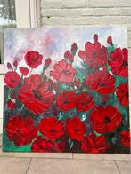 Schilderij klaprozen, Antiek en Kunst, Ophalen of Verzenden