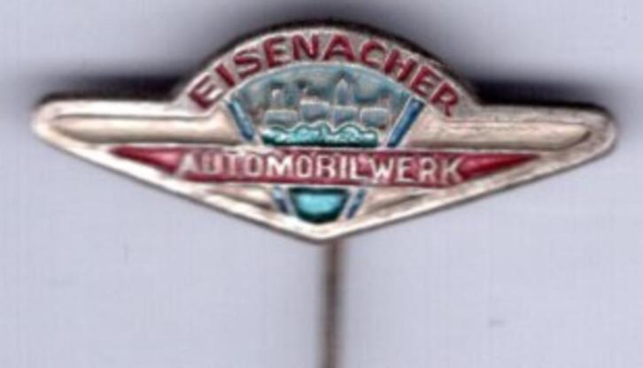 Eisenmacher automobilwerk rood op zilverkl speldje( B_010 ), Verzamelen, Speldjes, Pins en Buttons, Nieuw, Speldje of Pin, Transport