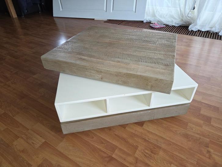 Salontafel henders en hazel, Huis en Inrichting, Tafels | Salontafels, Gebruikt, Minder dan 50 cm, 50 tot 100 cm, 100 tot 150 cm