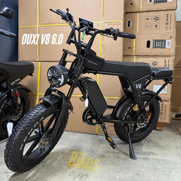 NIEUW FATBIKE OUXI V8 H9 onderhoud, bezorgen, garantie v20, Fietsen en Brommers, Elektrische fietsen, Nieuw, Overige merken, 59 cm of meer