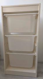 Ikea Trofast wit 46x30x94 Incl 3 lades, Ophalen, Minder dan 50 cm, Gebruikt, 3 of 4 laden