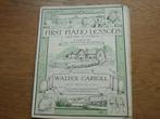 First piano lessons book 1 -walter carroll  - voor beginners, Muziek en Instrumenten, Bladmuziek, Gebruikt, Klassiek, Ophalen of Verzenden