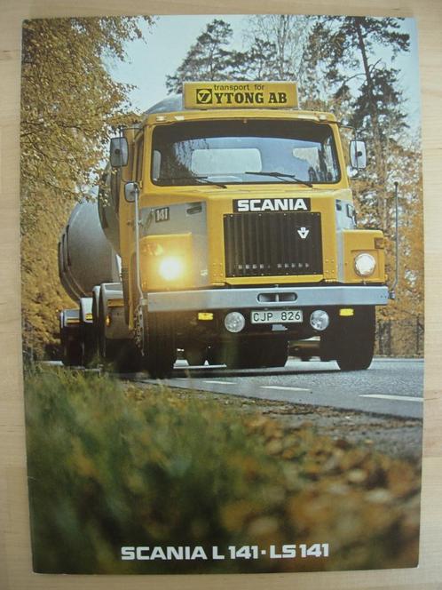 Scania 141 Torpedo V8 Brochure 1977 - L LS L141 LS141 Neus, Boeken, Auto's | Folders en Tijdschriften, Zo goed als nieuw, Overige merken