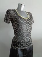 Isabell Kristensen shortsleeve leopard medium NIEUW, Maat 38/40 (M), Bruin, Nieuw, Korte mouw