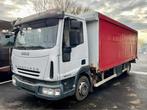 2008 Iveco Eurocargo 120EL18 - zeilwagen hydraulische laadkl, Auto's, Euro 5, Iveco, Overige brandstoffen, Bedrijf