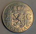 f2,50 guldenmunt Rijksdaalder 1964, zilver, Postzegels en Munten, Munten | Nederland, Koningin Juliana, Zilver, Ophalen of Verzenden