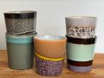 HK Living 70's koffiekopjes ☕️, Huis en Inrichting, Keuken | Servies, Gebruikt, Keramiek, Ophalen of Verzenden, Overige stijlen