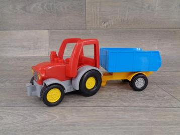 duplo boerderij tractor met aanhanger beschikbaar voor biedingen