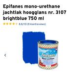 Verf voor buiten - jachtlak blauw, Blauw, Ophalen of Verzenden, Minder dan 5 liter, Verf