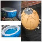 Spa jacuzzi met pomp - kleine reparatie nodig, Tuin en Terras, Bubbelbaden en Hottubs, Ophalen of Verzenden, Gebruikt, Pomp, Opblaasbaar