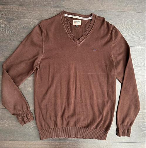 Tommy Hilfiger - Trui Pullover - Bruin - Heren Maat L, Kleding | Heren, Truien en Vesten, Gedragen, Maat 52/54 (L), Bruin, Ophalen of Verzenden
