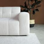 *OPRUIMING* Bank Loungebank Wave 305x155 cm Kleur Beige, Ophalen of Verzenden, Nieuw, Stof, Bank Loungebank Wave 2.5 zits stof Modesto Beige Gratis Bezorgin