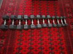 Set Dumbbells - Verschillende Gewichten, Sport en Fitness, Fitnessmaterialen, Ophalen of Verzenden, Zo goed als nieuw, Rug, Dumbbell