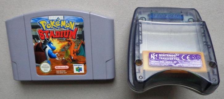 Pokemon Stadium + Transfer Pak voor de Nintendo 64, Spelcomputers en Games, Games | Nintendo 64, Gebruikt, Ophalen of Verzenden