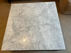 Marmeren salontafel vierkant, Huis en Inrichting, Tafels | Salontafels, Ophalen, Overige materialen, 50 tot 75 cm, Vierkant