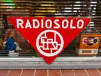 RADIOSOLO oud emaille reclamebord, Antiek en Kunst, Antiek | Emaille, Ophalen