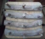 Wandkapstok 4 stuks, Huis en Inrichting, Woonaccessoires | Kapstokken, Nieuw, Minder dan 100 cm, Hout, Ophalen