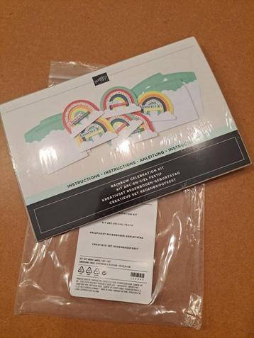 Stampin' Up! Rainbow Celebration kit/ creatieve set NIEUW beschikbaar voor biedingen