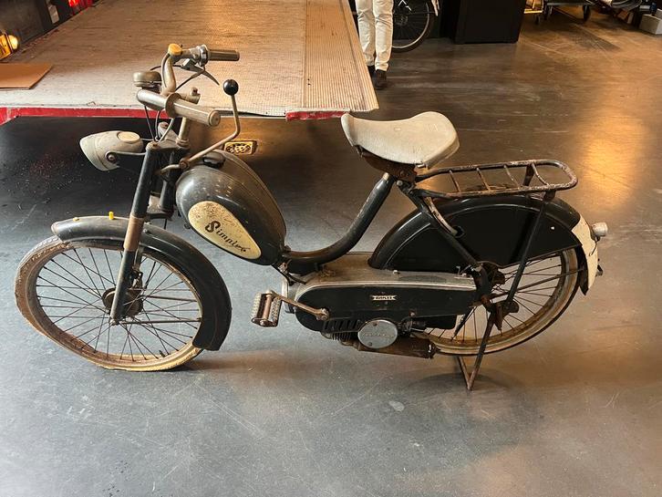 Simplex Bromfiets - Oldtimer Project, Fietsen en Brommers, Brommers | Oldtimers, Overige merken, Ophalen