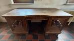 Antiek, mooi bewerkt bureau. Ca. 80 x 160, 25€, Ophalen, Gebruikt