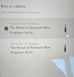 Rituals mini geurstokjes ayurveda of Hammam, Ophalen of Verzenden, Nieuw, Bad & Douche