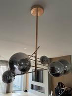 Moderne Hanglamp met Glazen Bollen, Huis en Inrichting, Lampen | Hanglampen, Ophalen of Verzenden, Zo goed als nieuw, Glas, 50 tot 75 cm