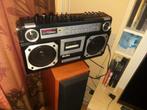 Radio cassette ghettoblaster, Audio, Tv en Foto, Ophalen of Verzenden, Refurbished, Radio