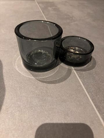 2 waxinelichthouders beschikbaar voor biedingen