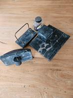 vintage bureauaccessoireset, gemaakt van marmer, Antiek en Kunst, Ophalen of Verzenden