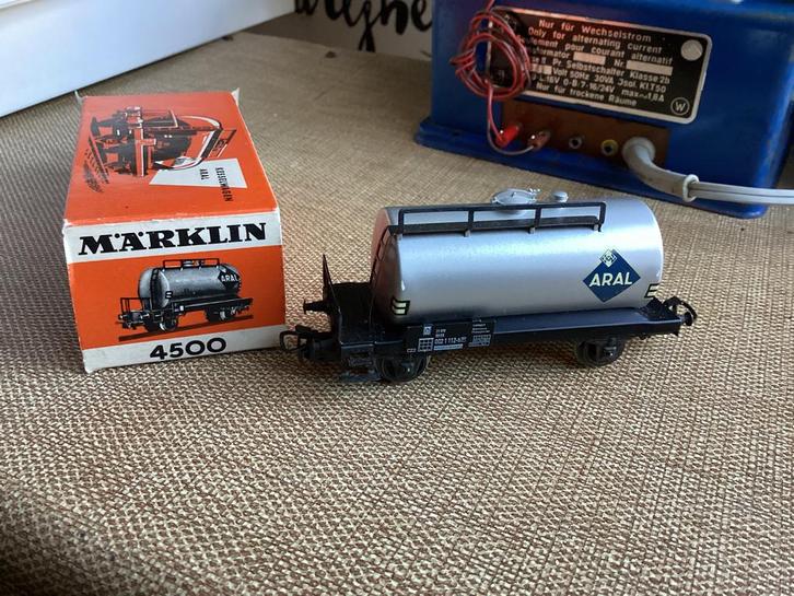 Marklin 4500 DB Aral ketelwagen netjes met ovp, Hobby en Vrije tijd, Modeltreinen | H0, Wagon, Wisselstroom, Märklin, Ophalen of Verzenden