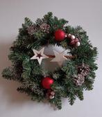 Mooie kunststof kerstkrans, Huis en Inrichting, Woonaccessoires | Kransen, Ophalen of Verzenden, Zo goed als nieuw