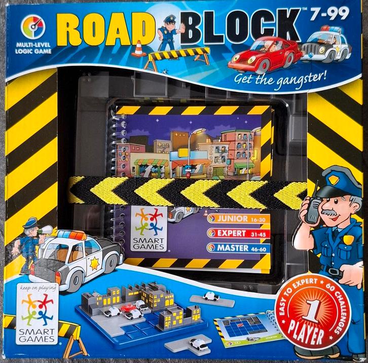 Smartgames Road Block - Puzzelspel, Kinderen en Baby's, Speelgoed | Educatief en Creatief, Zo goed als nieuw, Ophalen of Verzenden