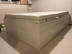 IKEA Brimnes bed 140x200 + Emma matras, Huis en Inrichting, Slaapkamer | Bedden, Ophalen, Wit, Tweepersoons, 140 cm
