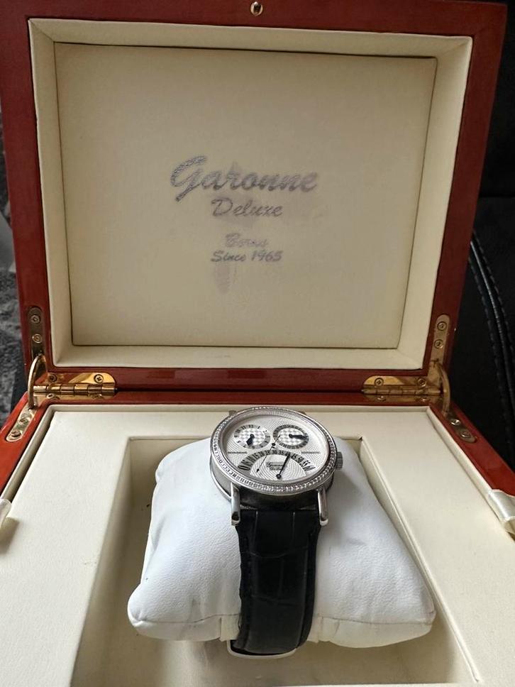 Garonne Deluxe Dameshorloge met Certificaat, Sieraden, Tassen en Uiterlijk, Horloges | Dames, Gebruikt, Polshorloge, Overige merken