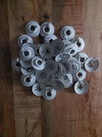 Grijze rozetten verwarmingsbuis, Doe-het-zelf en Verbouw, Verwarming en Radiatoren, 30 tot 80 cm, Radiator, Nieuw, Ophalen of Verzenden