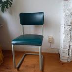 Groen eetkamer/ buro-stoel ( van Dijk&Co), Huis en Inrichting, Ophalen, Gebruikt, Overige kleuren, Eén
