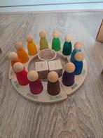 Houten Waldorf Kalender - Seizoenen Kalender, Kinderen en Baby's, Speelgoed | Educatief en Creatief, Ophalen, Zo goed als nieuw