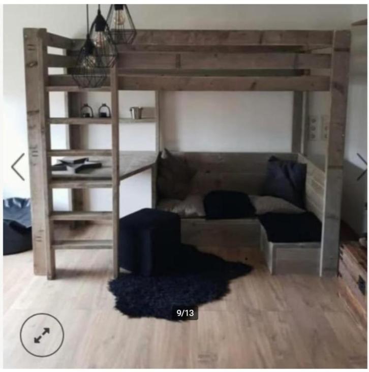 Hoogslapers en stapelbedden van steigerhout, Kinderen en Baby's, Kinderkamer | Stapelbedden en Hoogslapers, Nieuw, Stapelbed, Verzenden