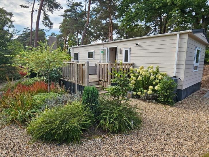 Te koop 4-persoons chalet op 5 sterren camping., Huizen en Kamers, Recreatiewoningen te koop, Overijssel, Chalet, Verkoop zonder makelaar