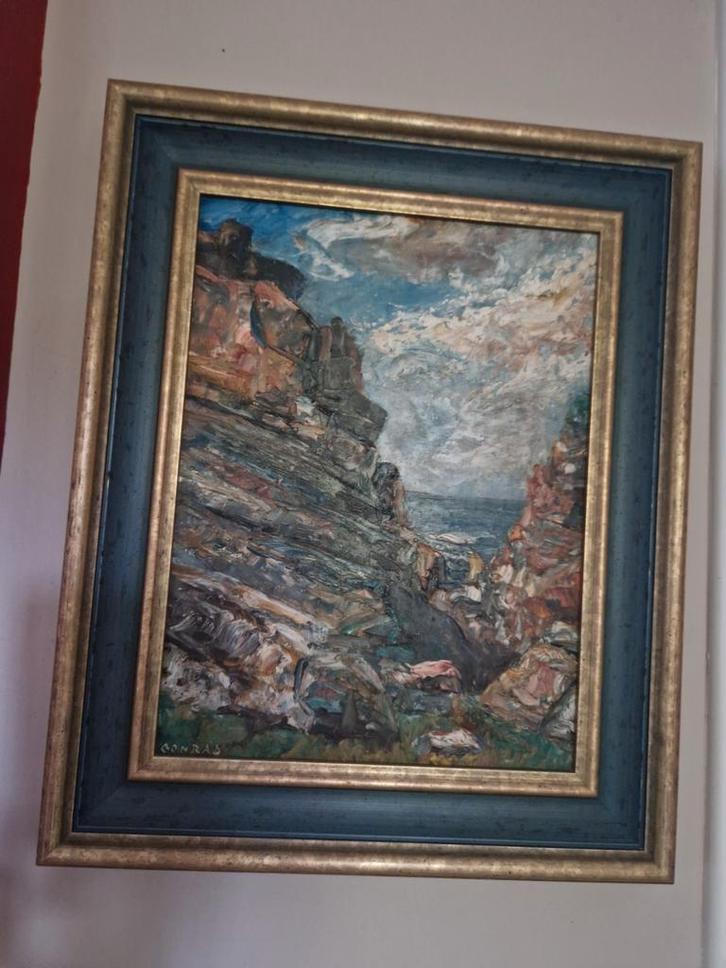 Olieverfschilderij Conrad Kickert - Ingelijst, Antiek en Kunst, Kunst | Schilderijen | Klassiek, Ophalen