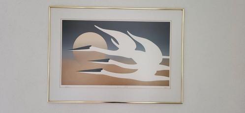 Carol Eytinge - Cranes in Flight - Lithografie, Antiek en Kunst, Kunst | Litho's en Zeefdrukken, Ophalen of Verzenden