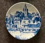 Delfts Blauw Bord met Dorpsgezicht, Ophalen