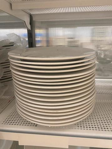 53x Palmer Diner borden - Wit Porselein - Ø 26 cm beschikbaar voor biedingen