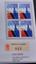 Zwitserland 1991 – FDC 800 jaar Bern met zilveren zegel – R, Verzenden, Onbeschreven, Europa