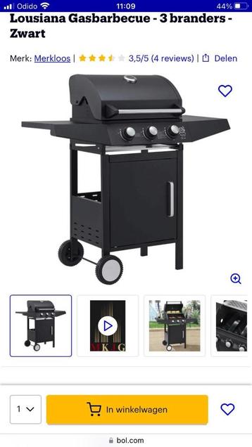 Gas bbq nieuw in de doos beschikbaar voor biedingen
