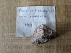 Stalagmite steen Gibraltar, Verzamelen, Mineralen en Fossielen, Ophalen of Verzenden